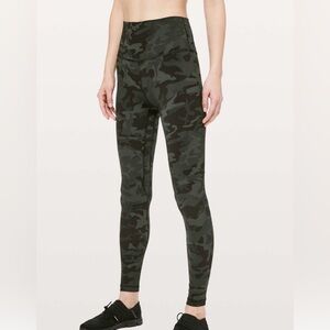 Lulu Lemon Camo Print Leggings